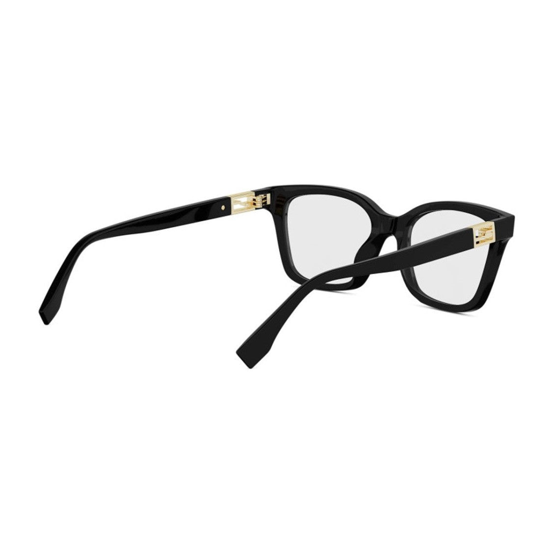 Fendi Black Baguette Acetate Square Sunglasses