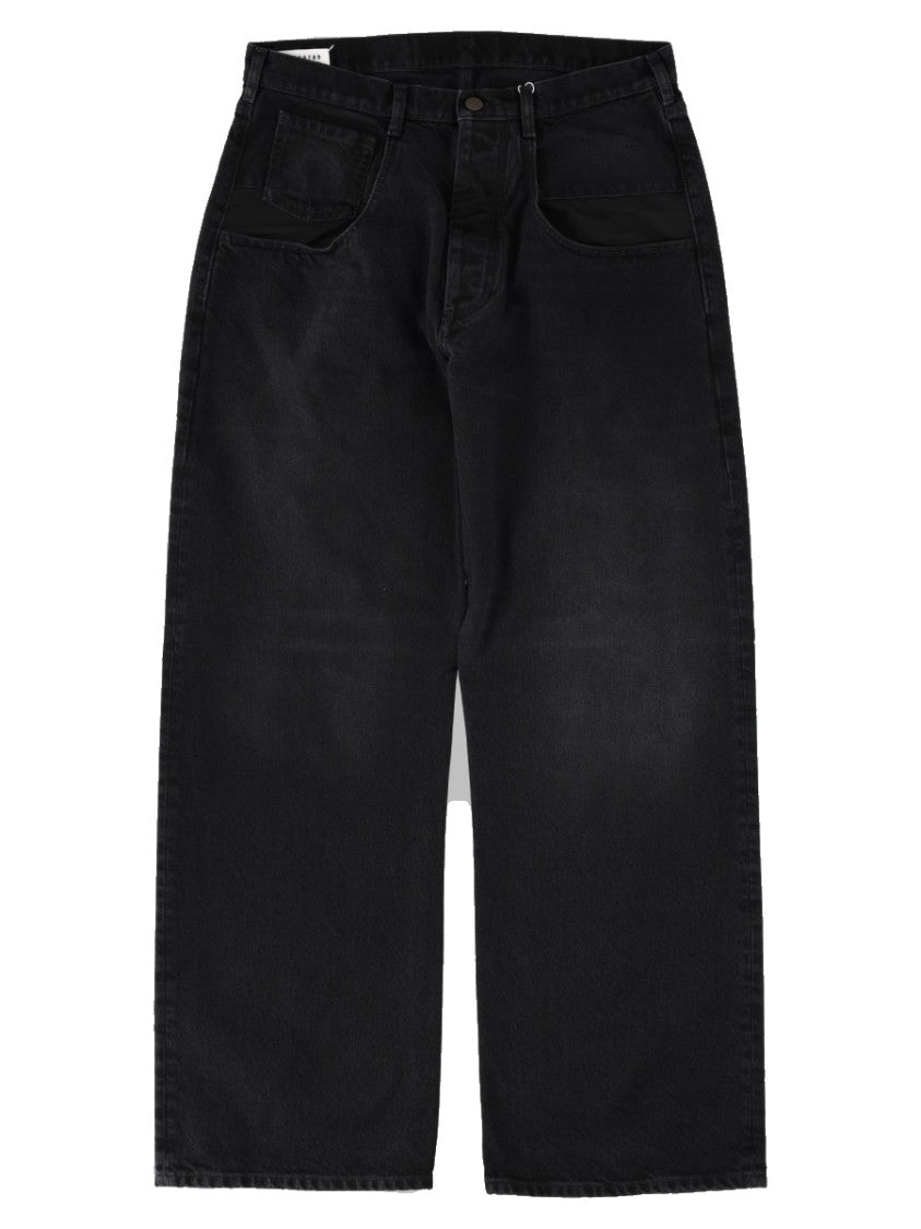 Maison Margiela Wide-Leg High-Waisted Trousers With Classic Five-Pocket Design