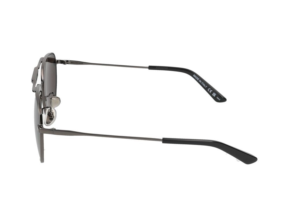 Balenciaga Grey Bb0298sa Metal Sunglasses