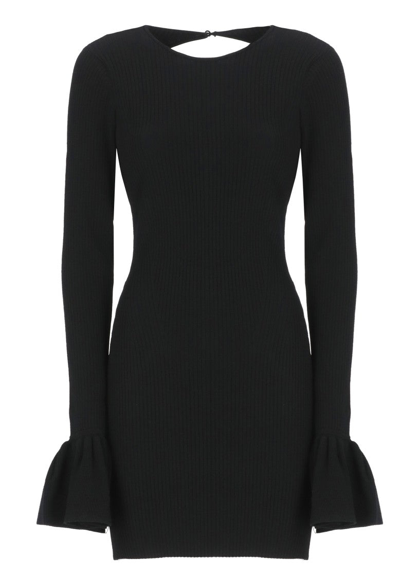 Rotate Knit Mini Cutout Dress