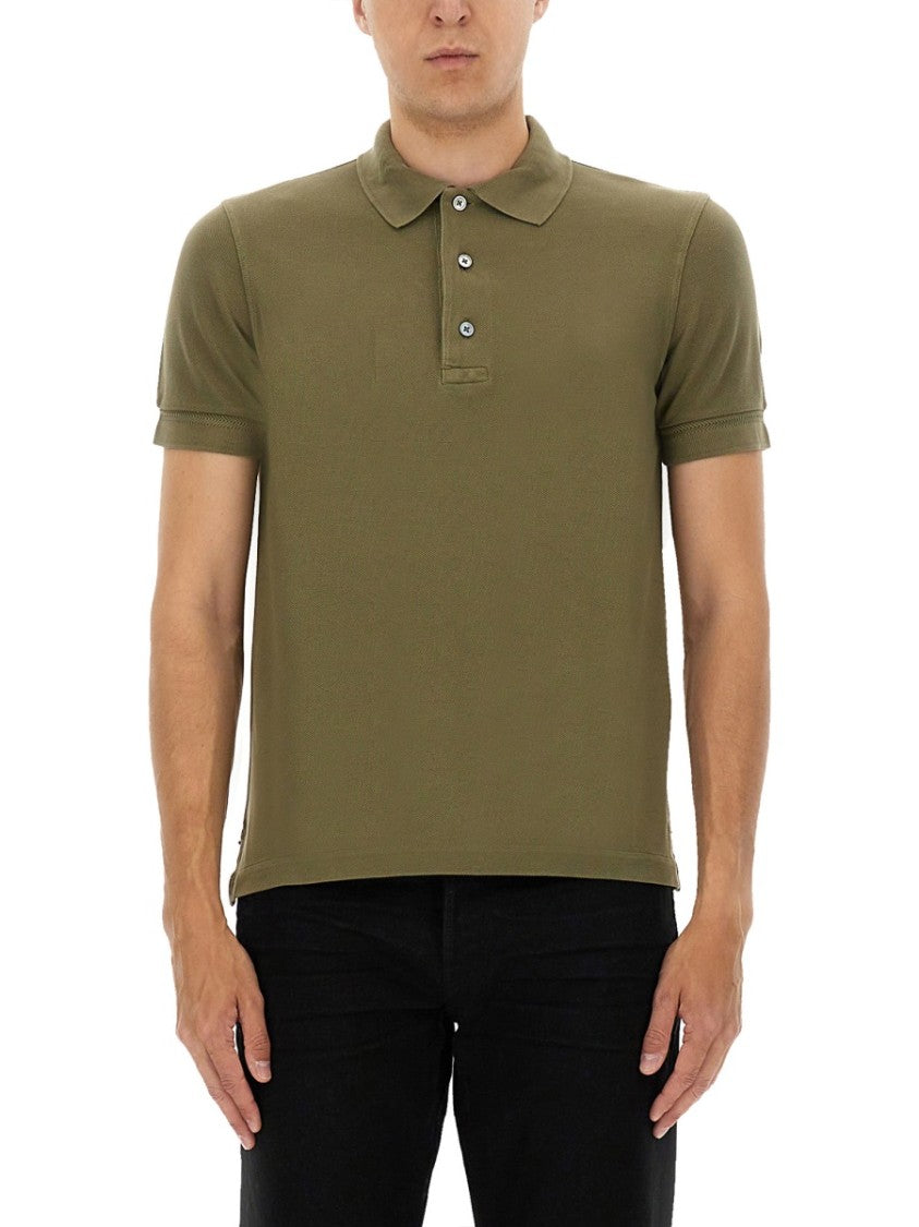 Tom Ford Classic Pique Polo With Tailored Fit