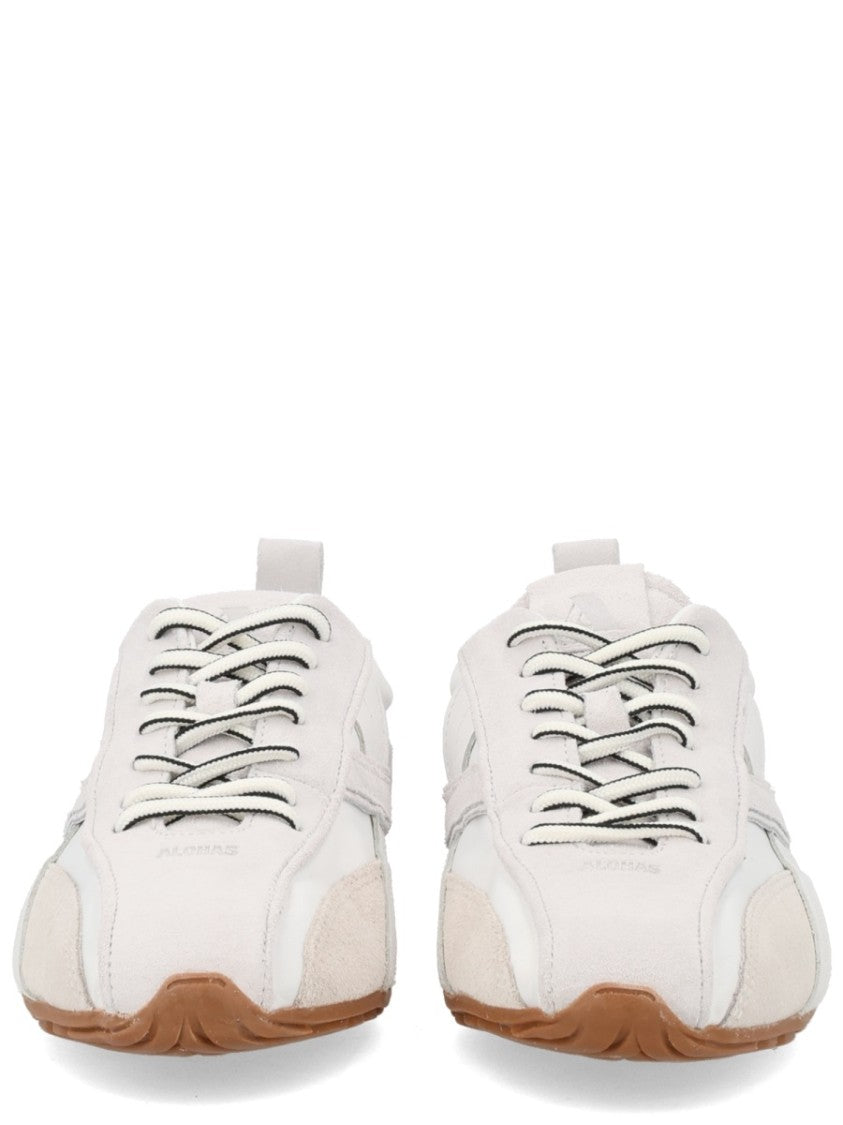Alohas Tb.304 Herringbone Suede Leather Sneakers