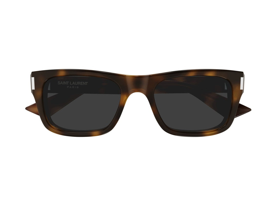 Saint Laurent Sl 83 Metallic Tortoiseshell Acetate Square Sunglasses