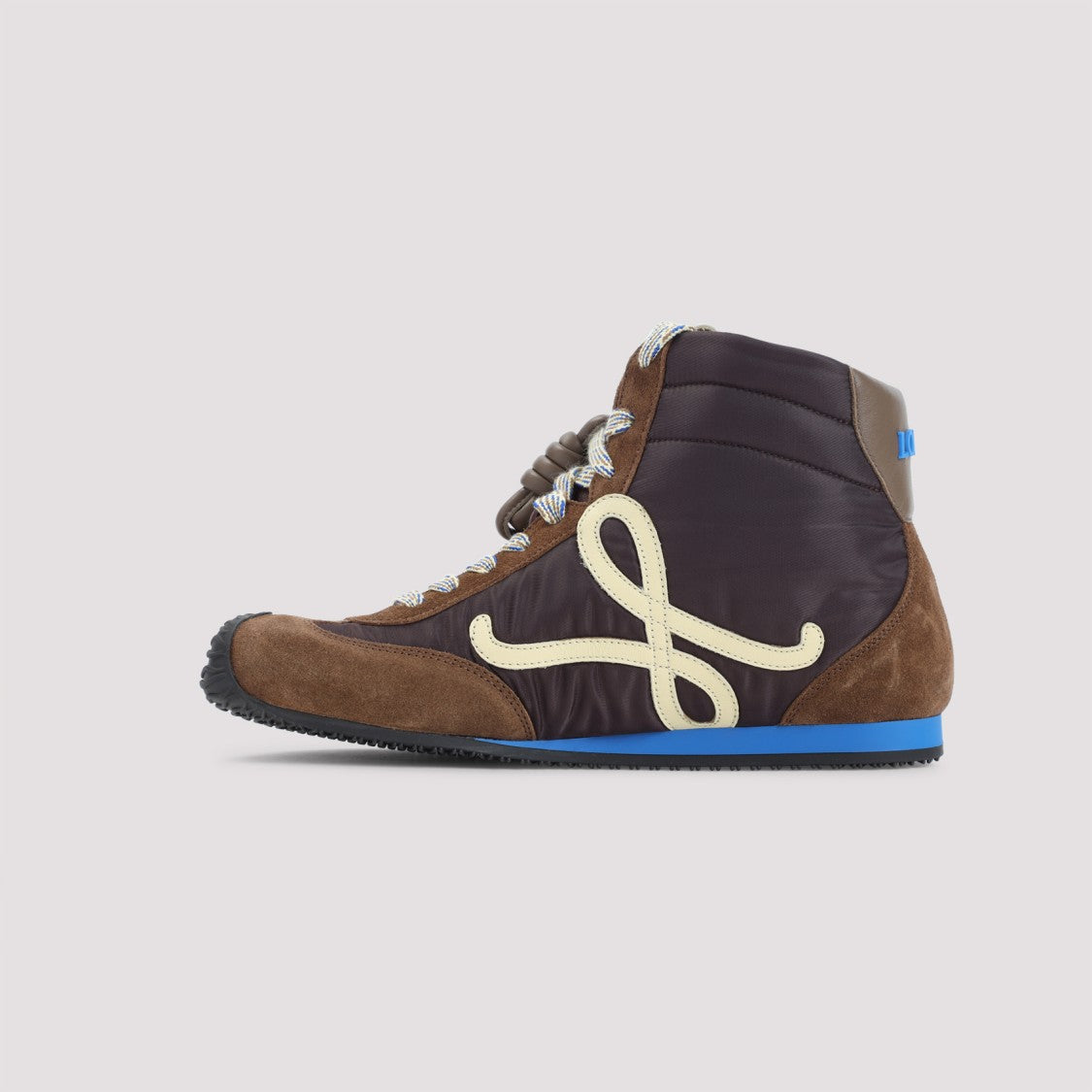 Loewe High-Top Loewe Sneakers With Textured Design And Logo Embellishment