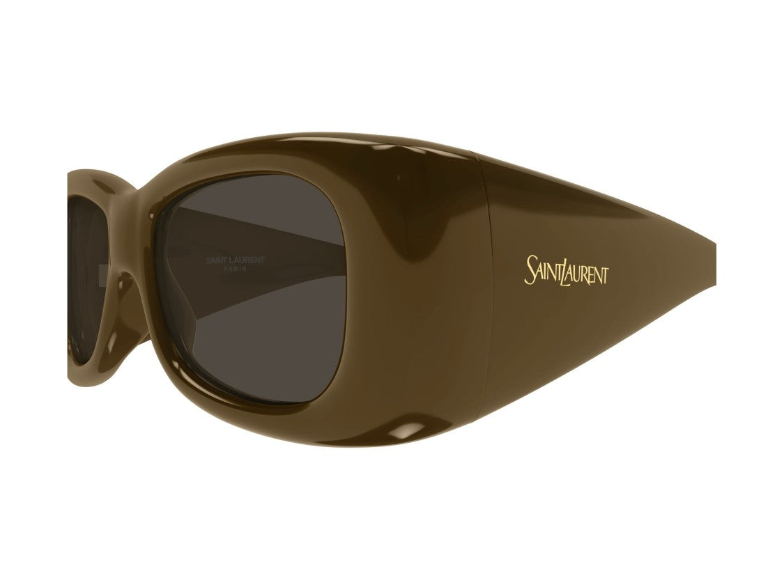 Saint Laurent Sl 901 Howl Glossy Oversized Square Sunglasses