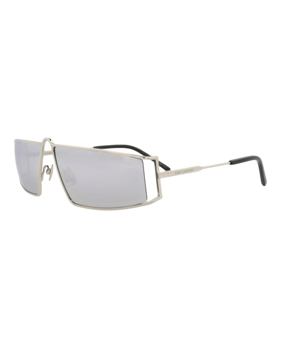 Saint Laurent Square-Frame Metal Sunglasses