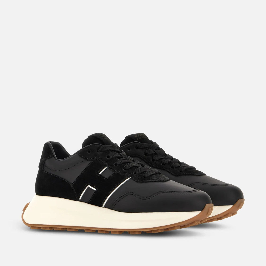 Hogan Lace-Up Shoes With Smooth