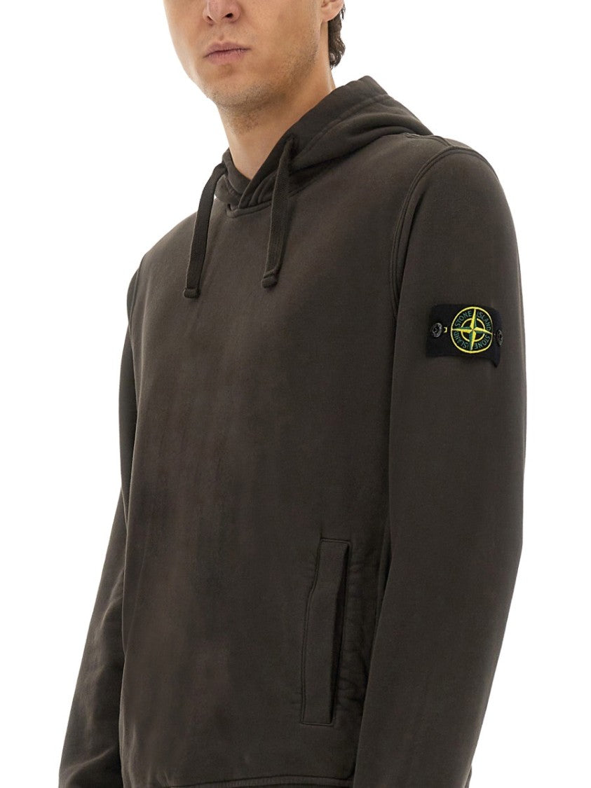 Stone Island Cotton Fleece Sweatshirt