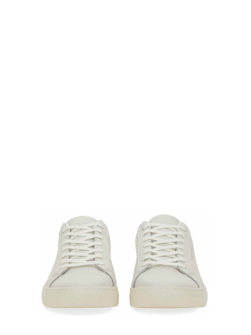 Ps Paul Smith Cow Leather Sneakers With Striped Detail