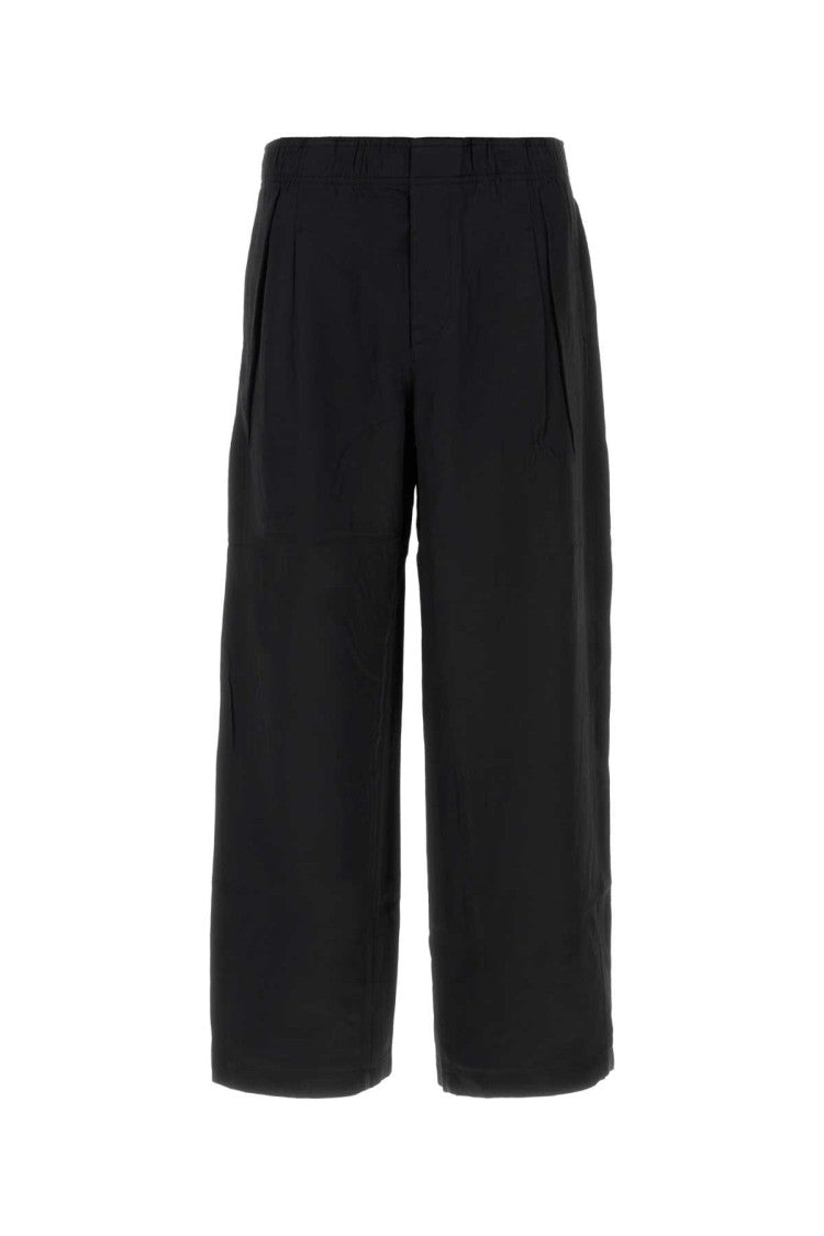 Our Legacy Black Twill Leisure Wide-Leg Pant