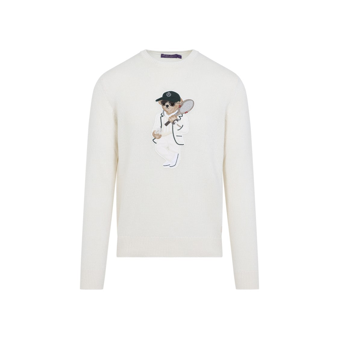 Ralph Lauren X Purple Label Classic Cream Cashmere Pullover