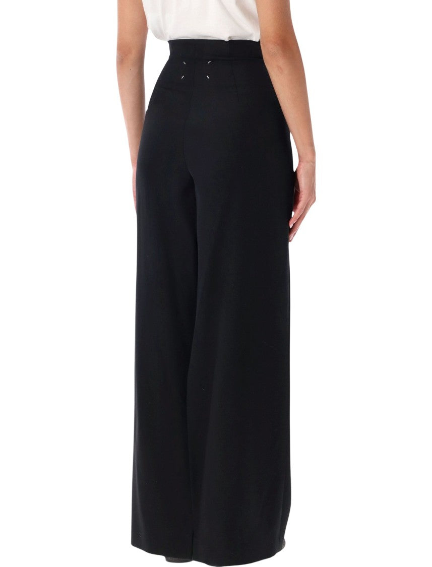 Maison Margiela Hybrid Long Skirt Pants With High Waist Design
