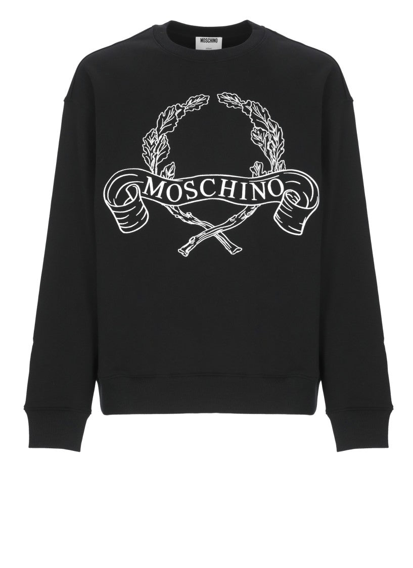 Moschino Black Cotton Sweatshirt