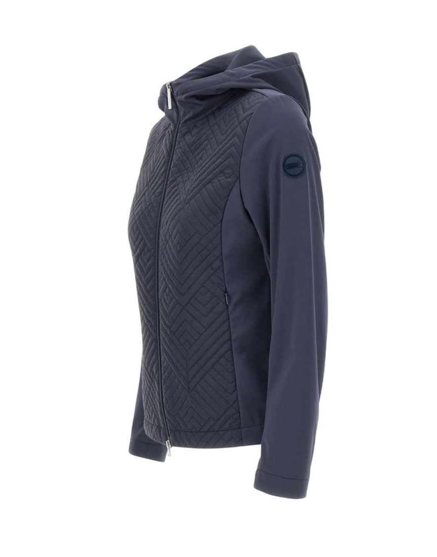 Colmar Geometric Quilted Windbreaker With Hood