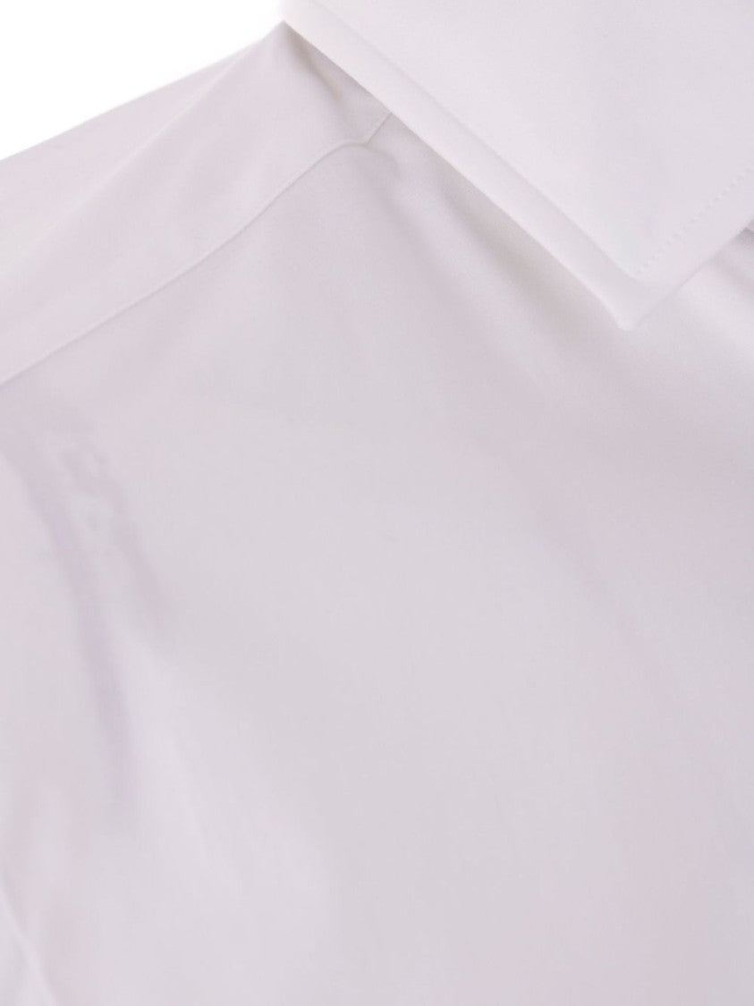 Etro Long-Sleeved Stretch Cotton Blend Shirt