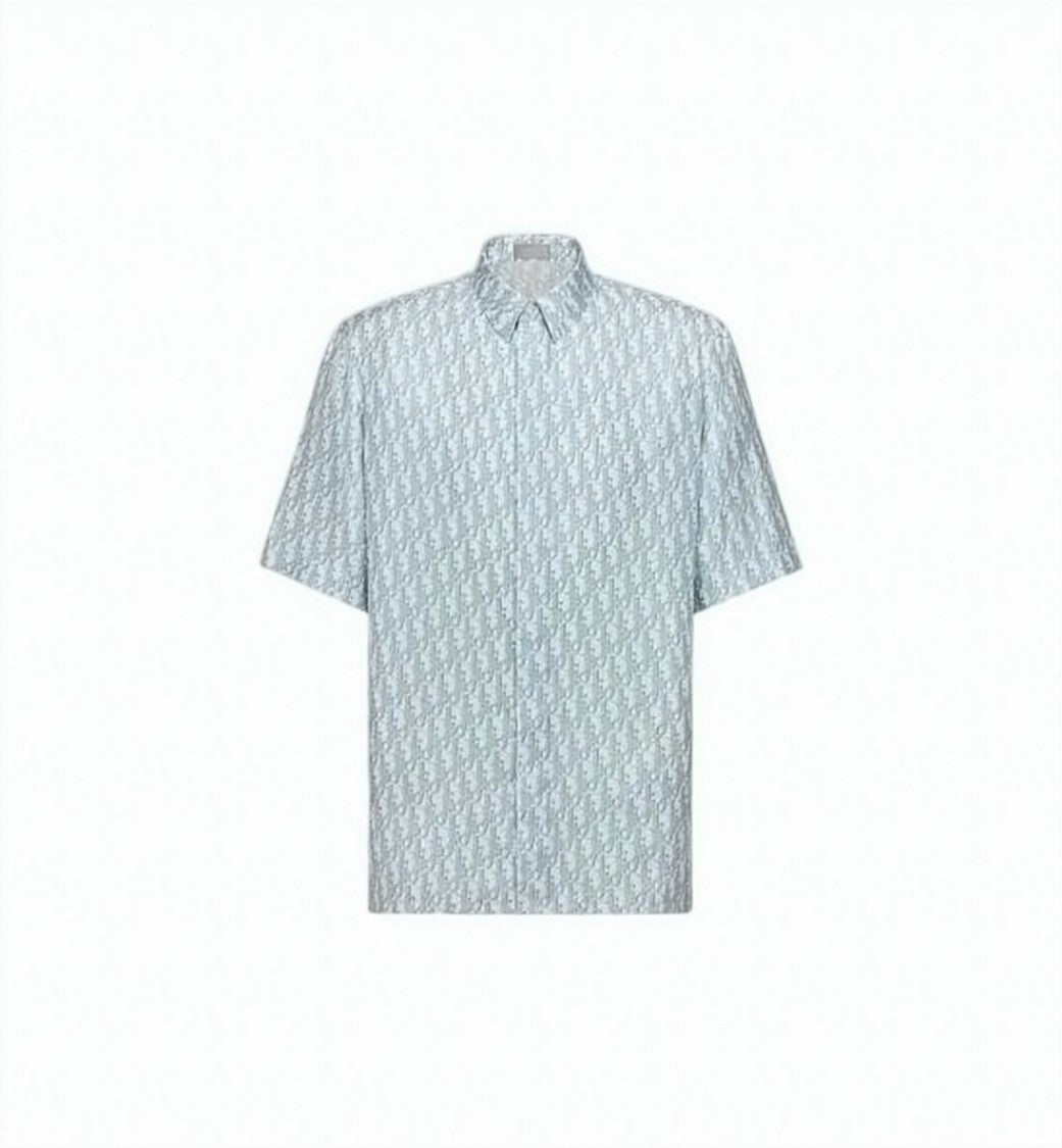 Dior Silk Short-Sleeved Shirt With All-Over Pattern