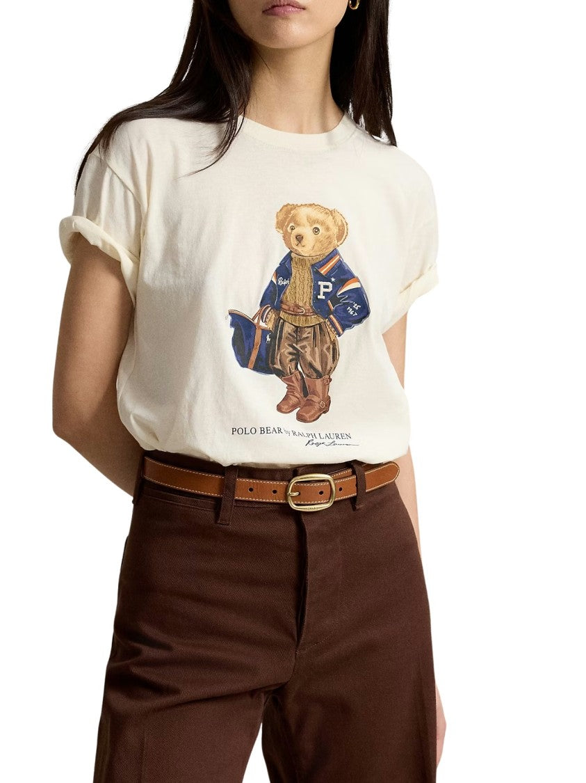 Polo Ralph Lauren Relaxed Fit Bear Graphic Crew Neck T-Shirt