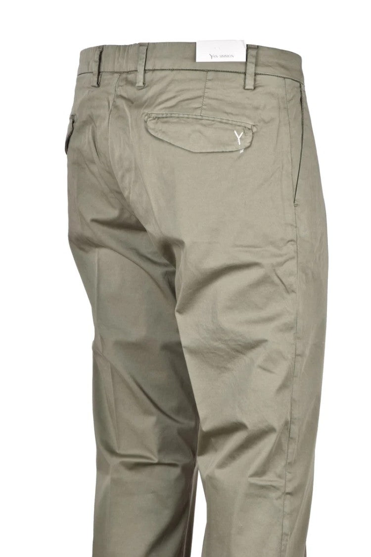 Yan Simmon Friend Pants Cotton Stretch - Green