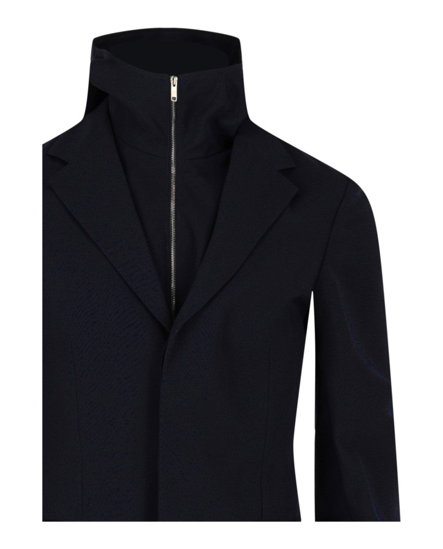 Givenchy Single-Breasted Layered Hooded Vest Set