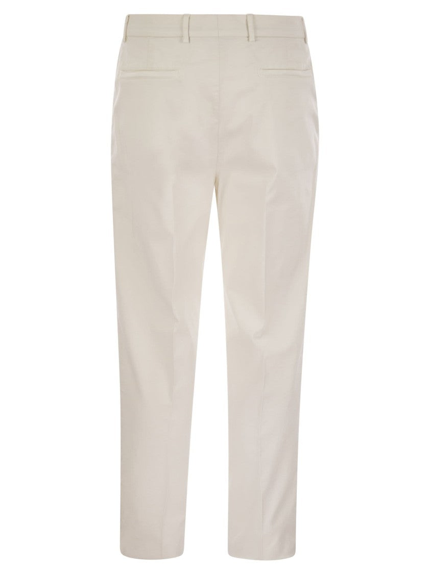 Brunello Cucinelli Garment-Dyed Leisure Fit Trousers