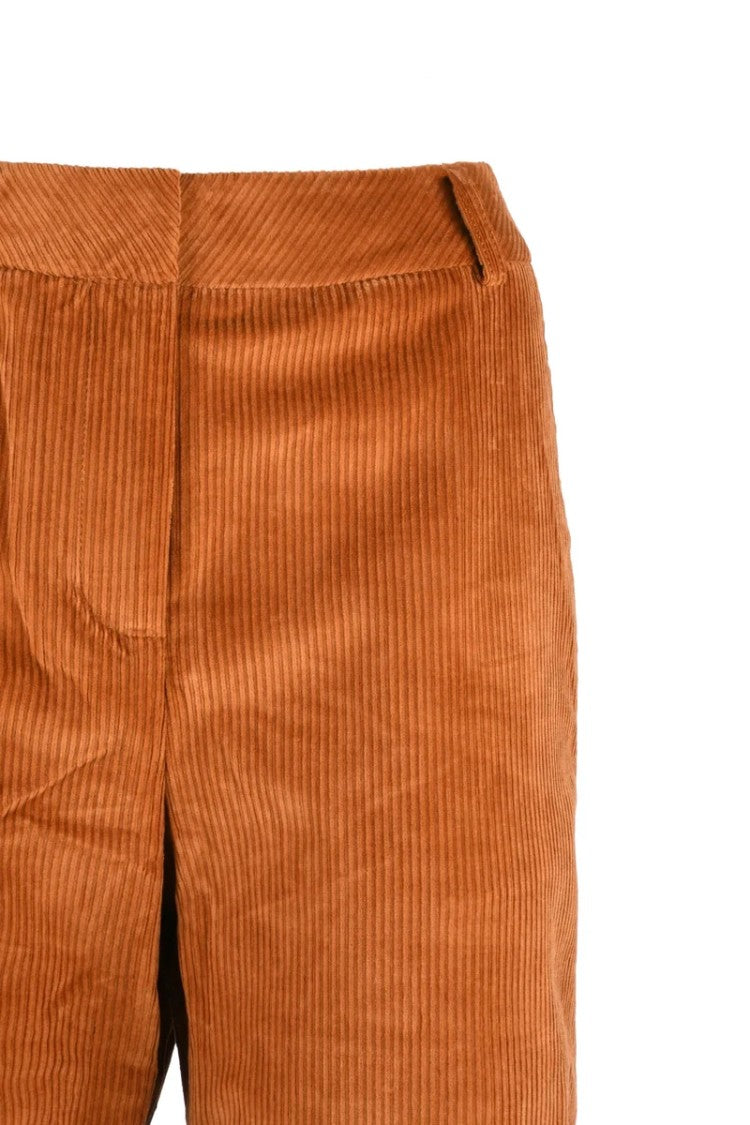 Tommy Hilfiger Relaxed Corduroy Trousers - Rust