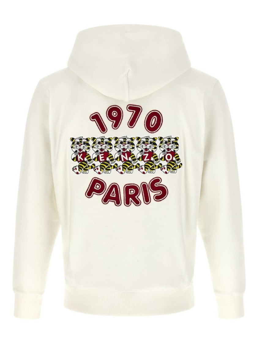 Kenzo Relaxed Fit Off-White Hoodie