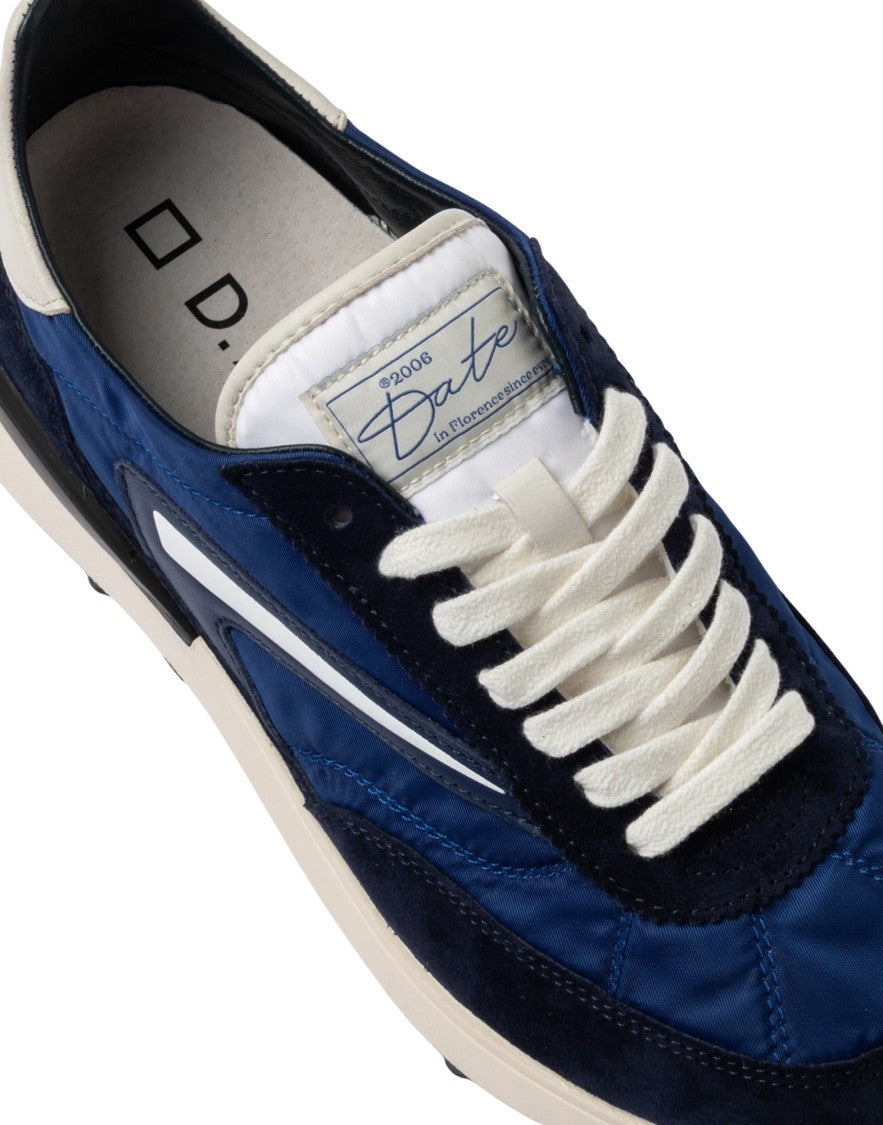 D.A.T.E Blue Athleta Nylon Sneakers
