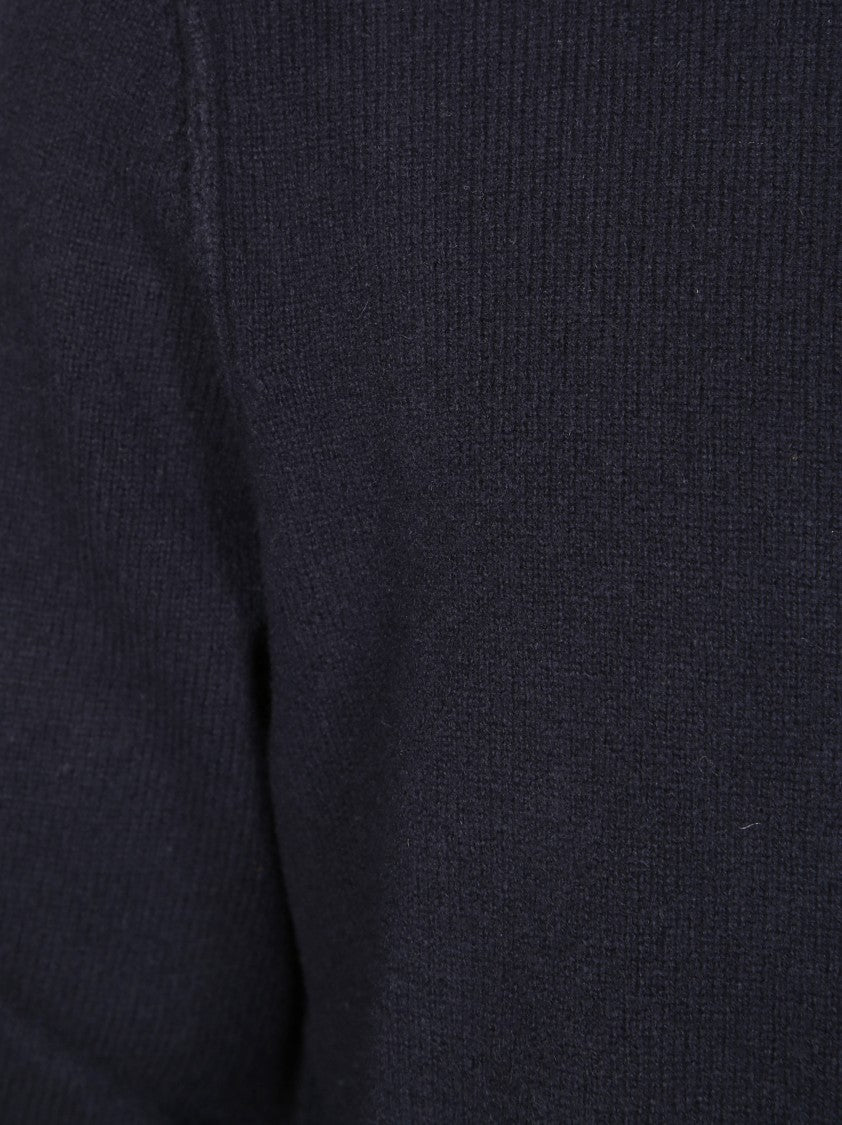 Paolo Pecora Fine Knit Sweater With Visible Seam Design