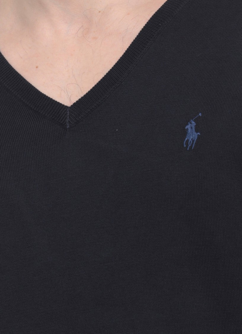 Polo Ralph Lauren Blue Pony Cotton Sweater