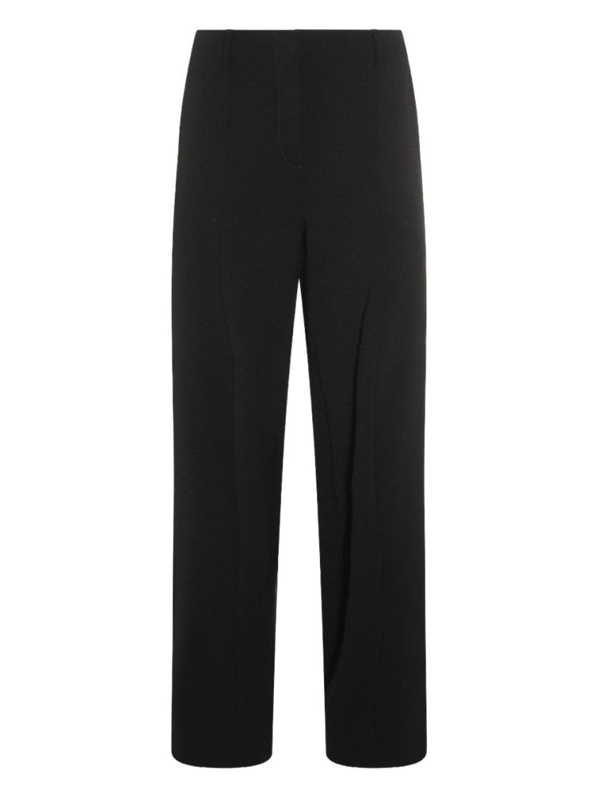 Jean Paul Gaultier Black Pleated Front Tailored Trousers