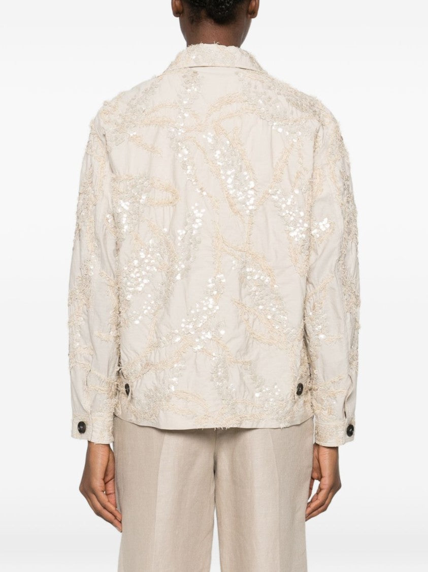 Brunello Cucinelli Boxy Light Beige Jacket