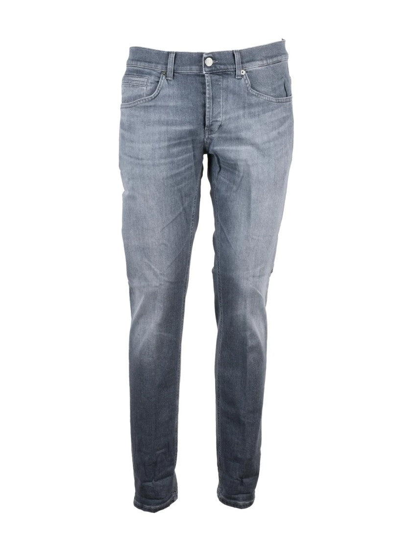 Dondup Grey George Skinny-Leg Stretch Jeans