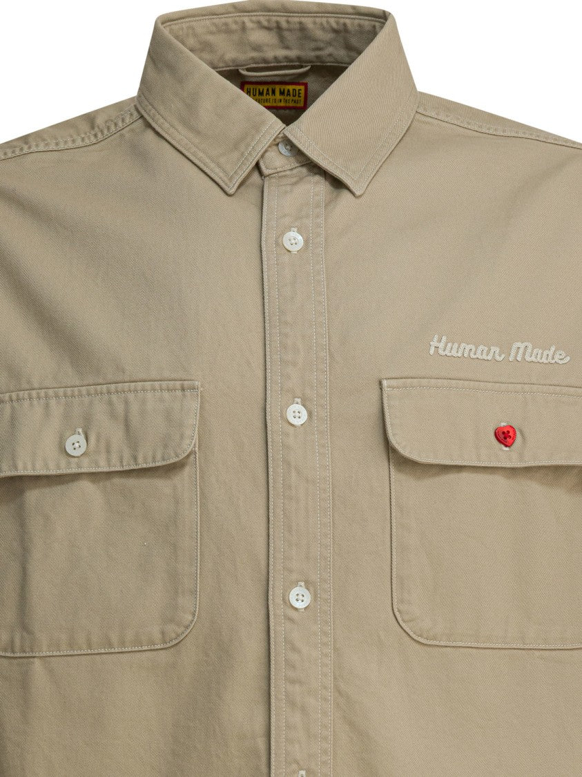 Human Made Overshirt Jacket With Print