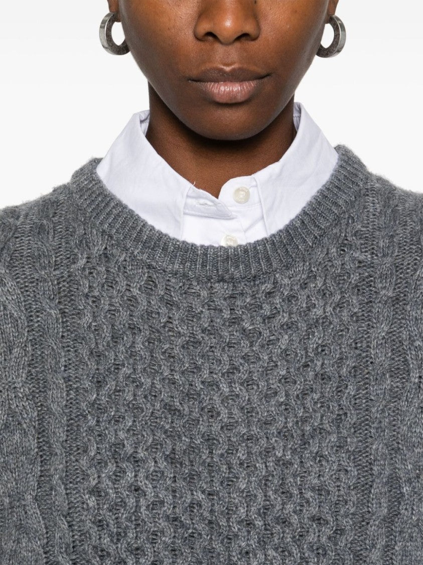 Staud Grey Aldrin Dress