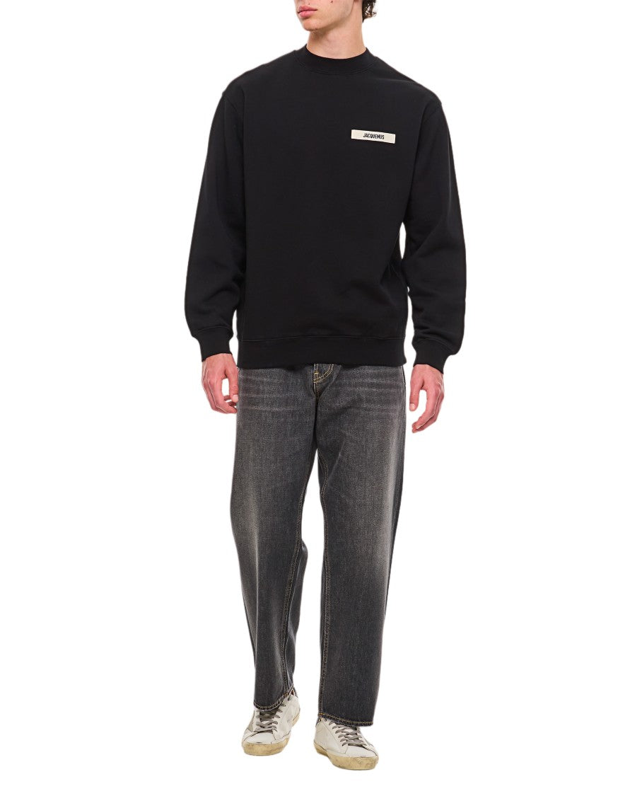 Jacquemus Black Le Gros Grain Crewneck Sweatshirt