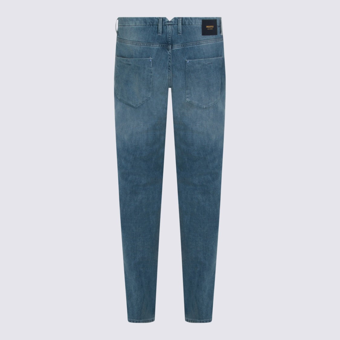 Incotex Blue Division Classic Slim Fit Jeans With Slightly Tapered Leg And Worn-In Detail