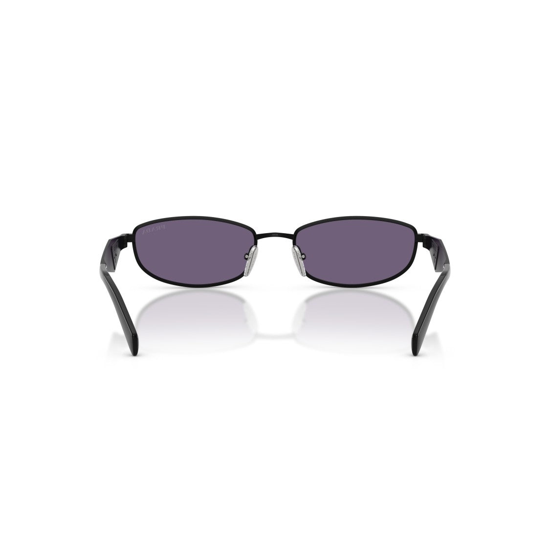 Prada 0Pr D51s Black Rectangular Metal Frame Sunglasses