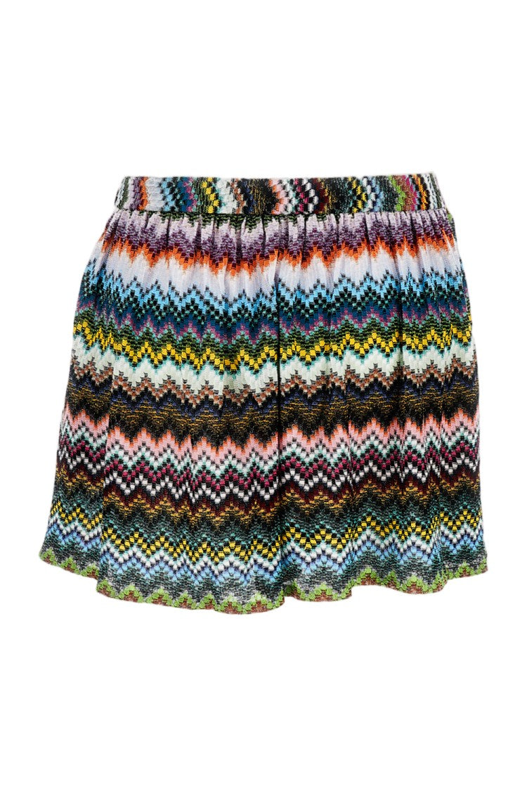 Missoni Multicolor Zigzag Pattern Shorts