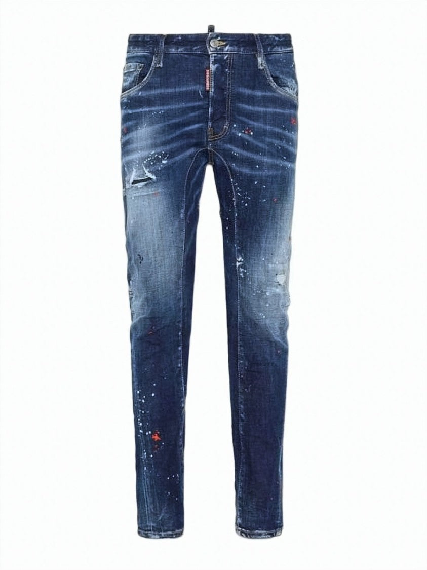 Dsquared2 Slim Fit Distressed Denim Pants