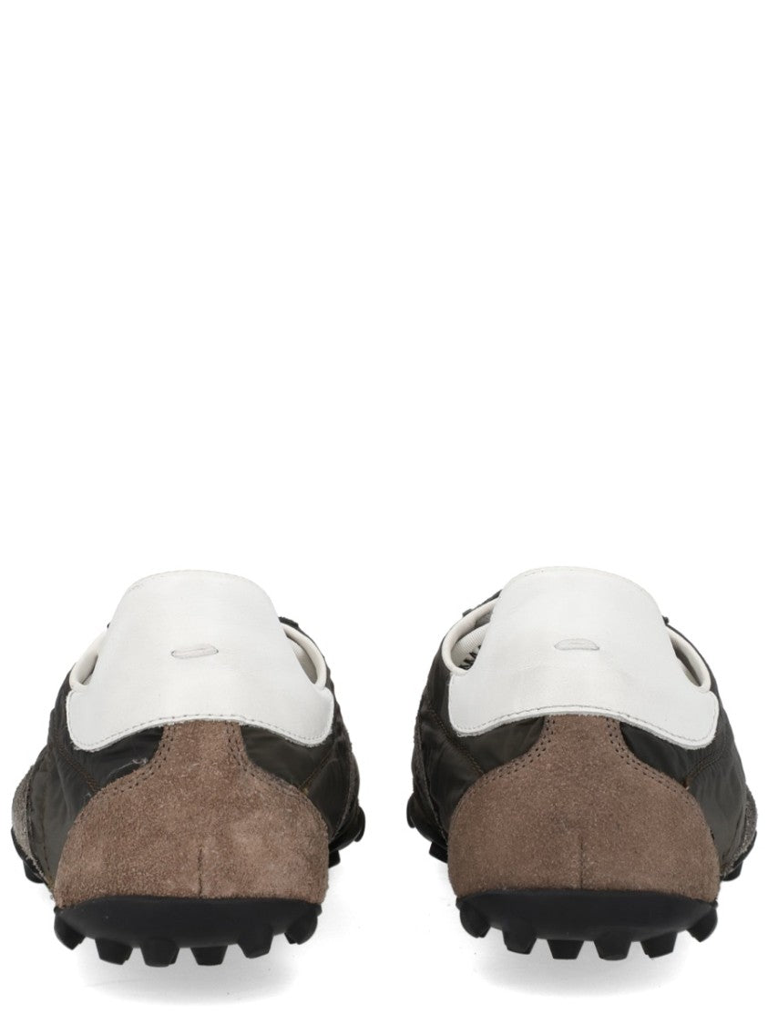Maison Margiela Sprinters Black Suede Patches Sneakers
