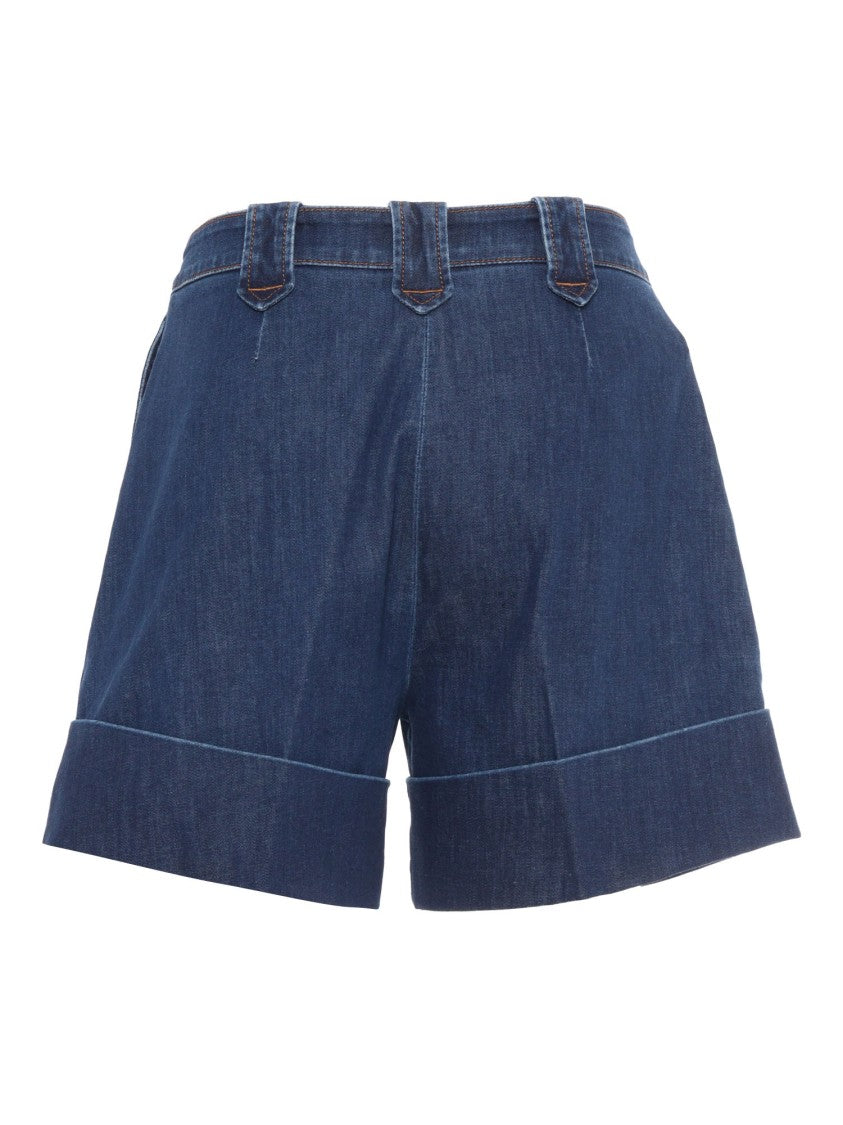 Fay High-Waisted Bermuda Chinos