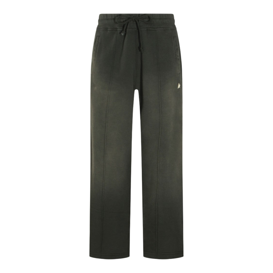 Golden Goose Relaxed Fit Trousers With Adjustable Waistband And Star Accents