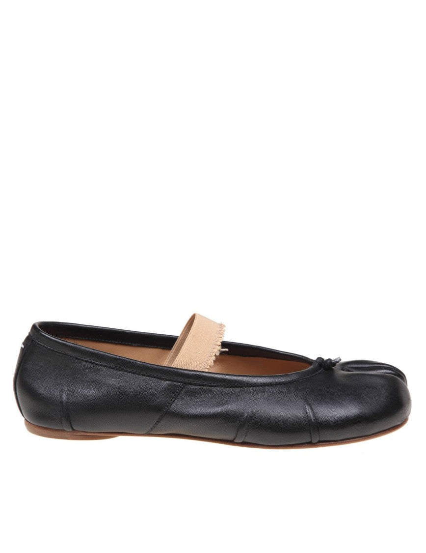 Maison Margiela Tabi Ballerina With Leather Elastic
