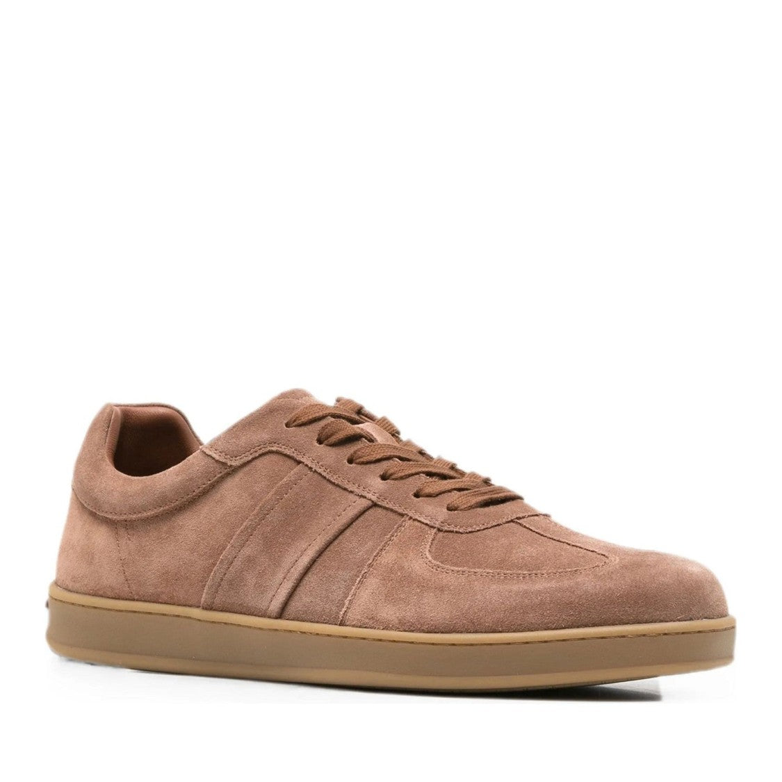Alberto Gozzi Brown Sheep Leather Lining Suede Sneakers