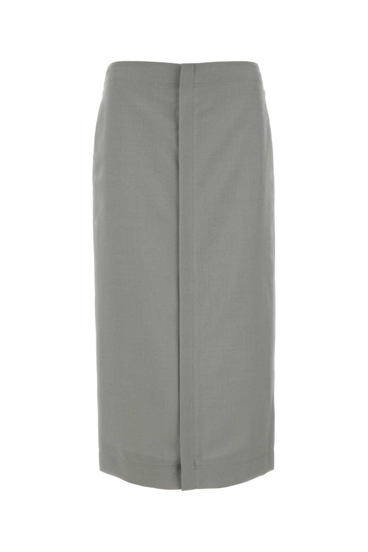 Fendi Light Grey Mohair Blend Skirt