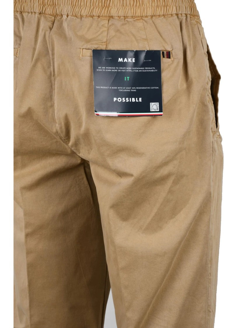 Tommy Hilfiger Relaxed Tapered Trousers With Zip Closure