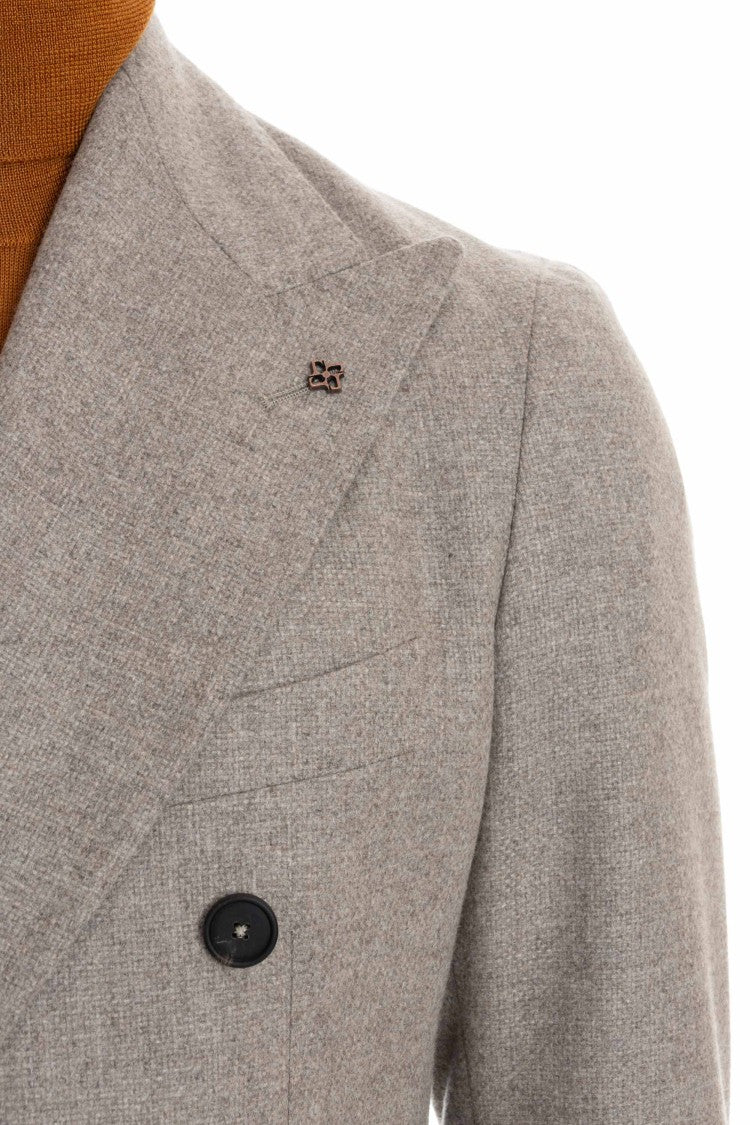 Tagliatore Double-Breasted Wool-Cashmere Pino Lerario Jacket