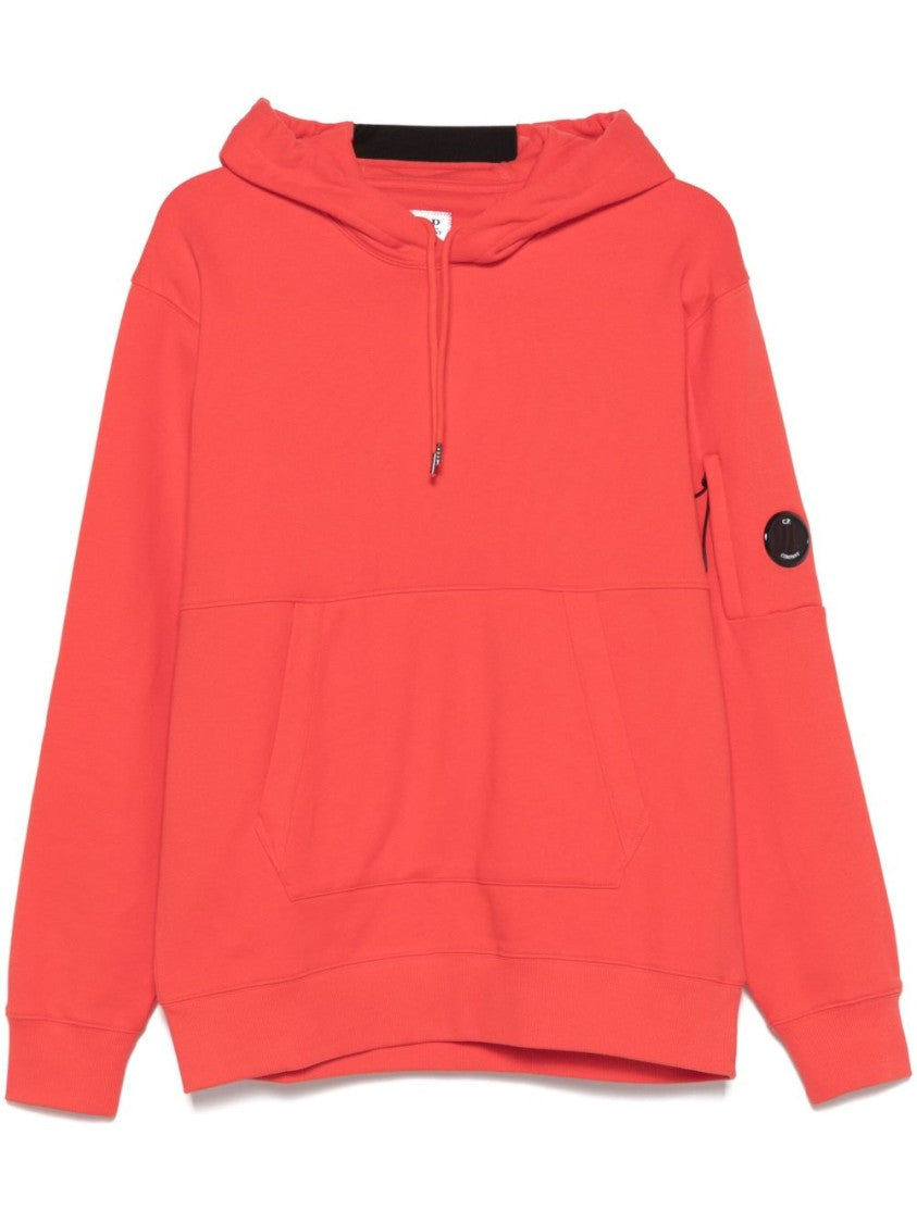C.P. Company Poppy Red Logo Print Sweatshirt