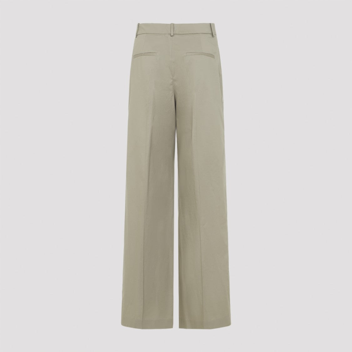 Peserico High-Waisted Wide-Leg Trousers With Pleats