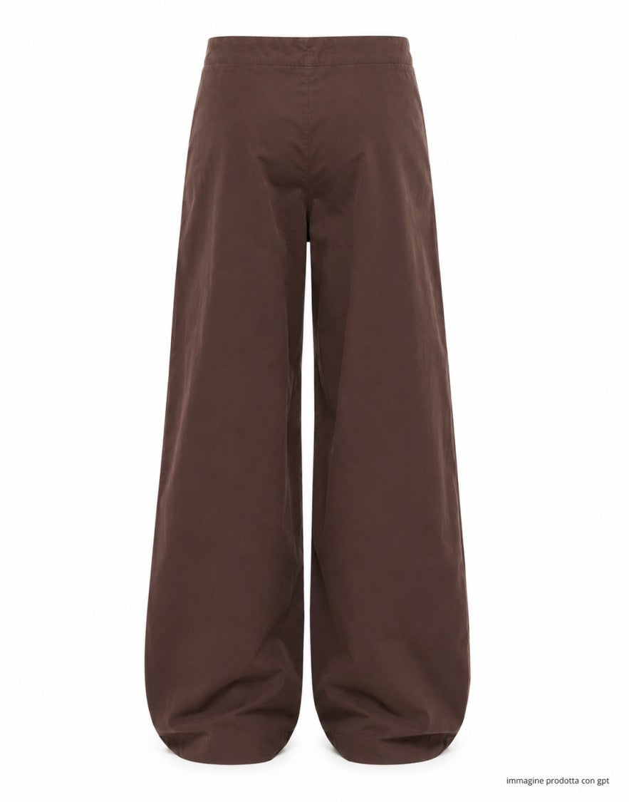 Cellar Door Brown Jonap Cotton Chino Trousers